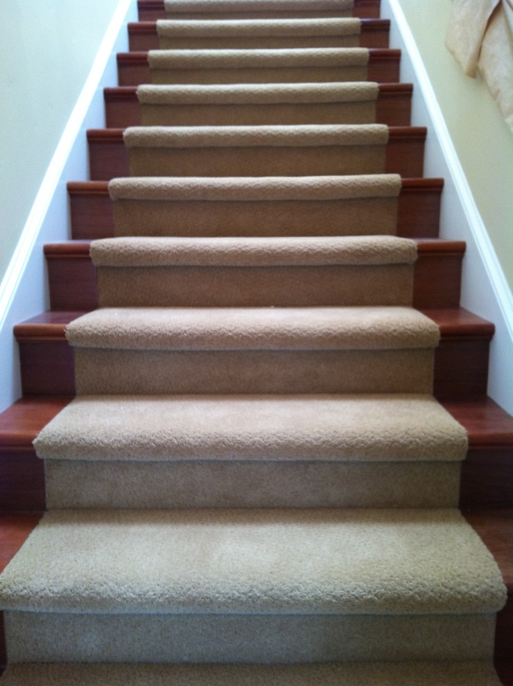 Railings for Stairs Staircase Traditional with Brazilian Cherry Hardwood Stairs