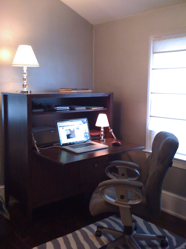 Ralph Lauren Metallic Paint Home Office Contemporary with None 