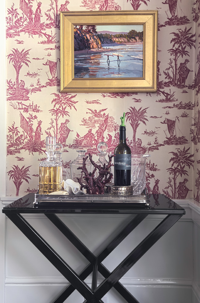 Ralph Lauren Wallpaper Dining Room Eclectic with None 