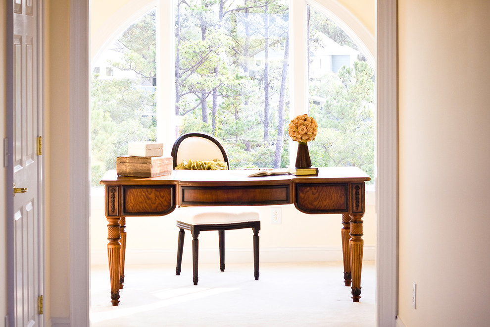 Reception Desk Design Home Office Tropical with Arch Window Louis Chair