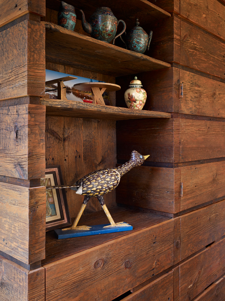 Reclaimed Barn Wood Hall Farmhouse with None 