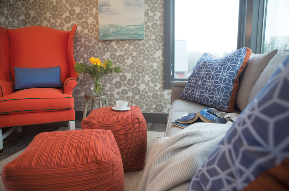 Reclaimed Wood Credenza Living Room Contemporary with None 