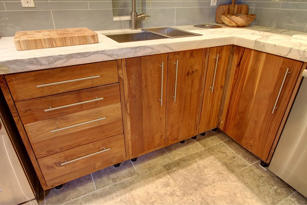 Reclaimed Wood Kitchen Cabinets Kitchen Contemporary with Custom Build Reclaimed Wood2