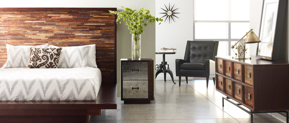 Reclaimed Wood Platform Bed Bedroom Modern with Bed Down Environment Furniture