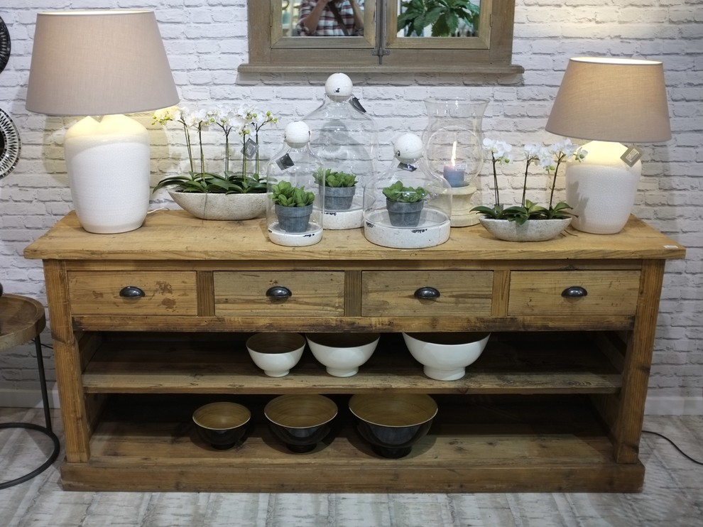 Reclaimed Wood Sideboard Spaces with Cambrewood Kitchen Large Kitchen