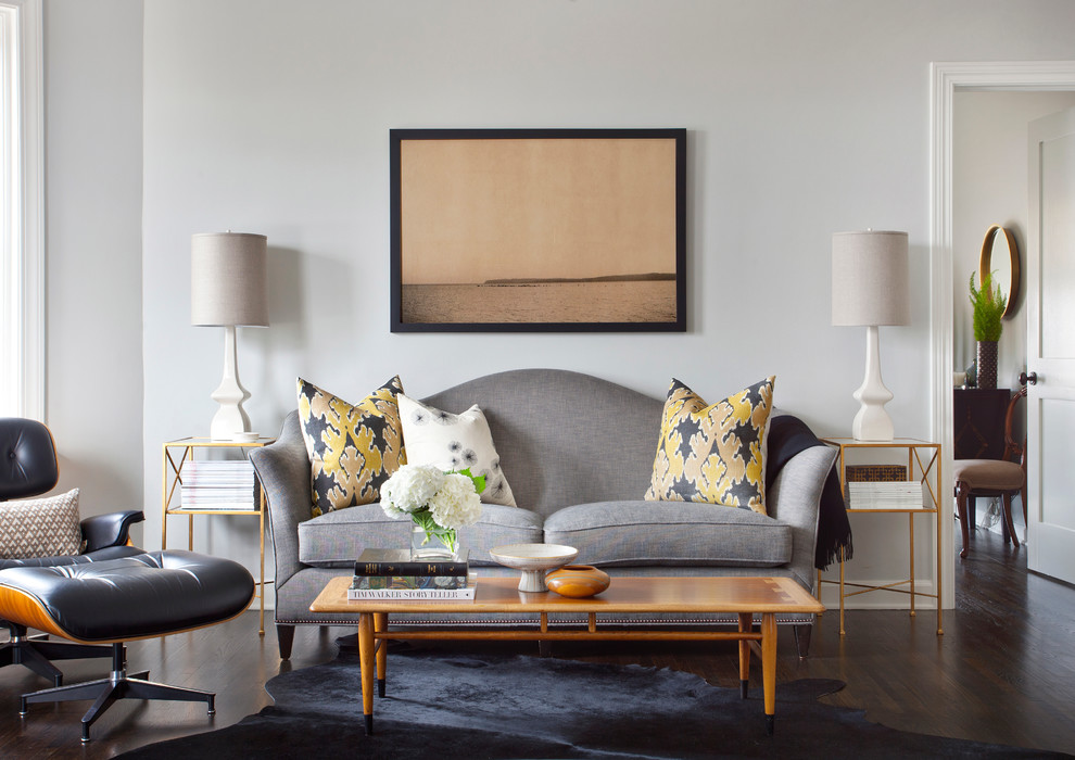 Rectangular Coffee Table Living Room Transitional with Black Area Rug Decorative