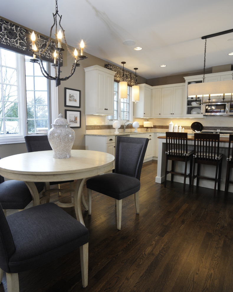 Red Oak Flooring Kitchen Modern with None 