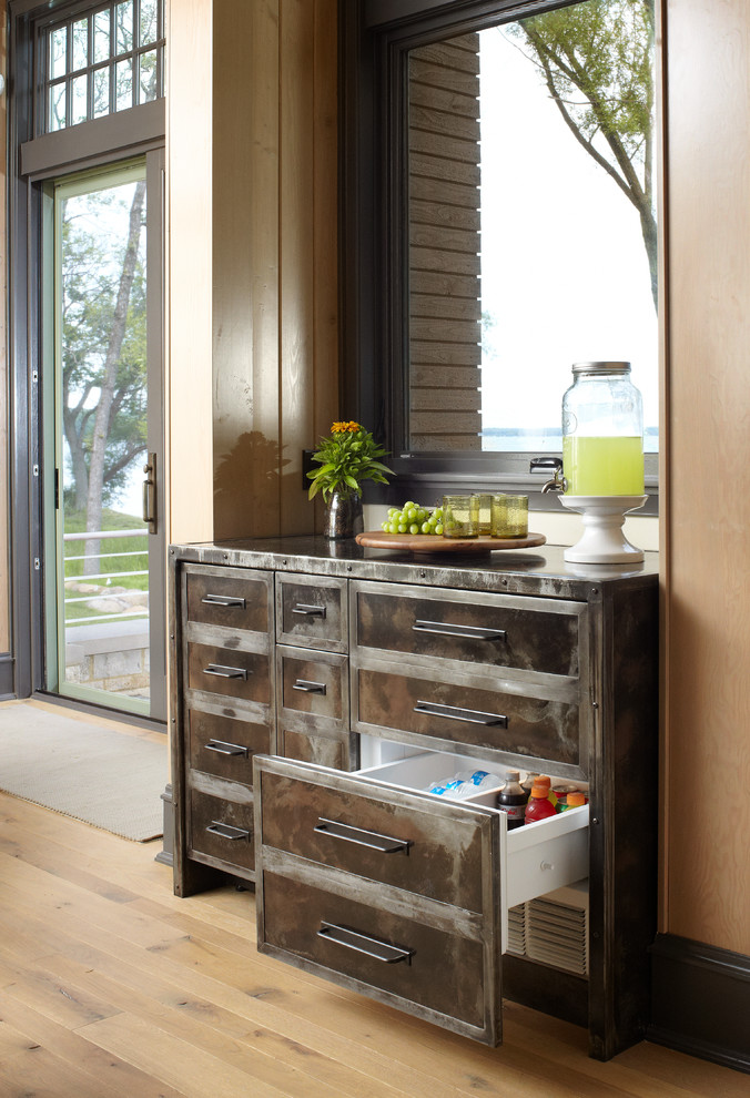 Refrigerator Drawers Reviews Family Room Contemporary with Beverage Station Drink Station