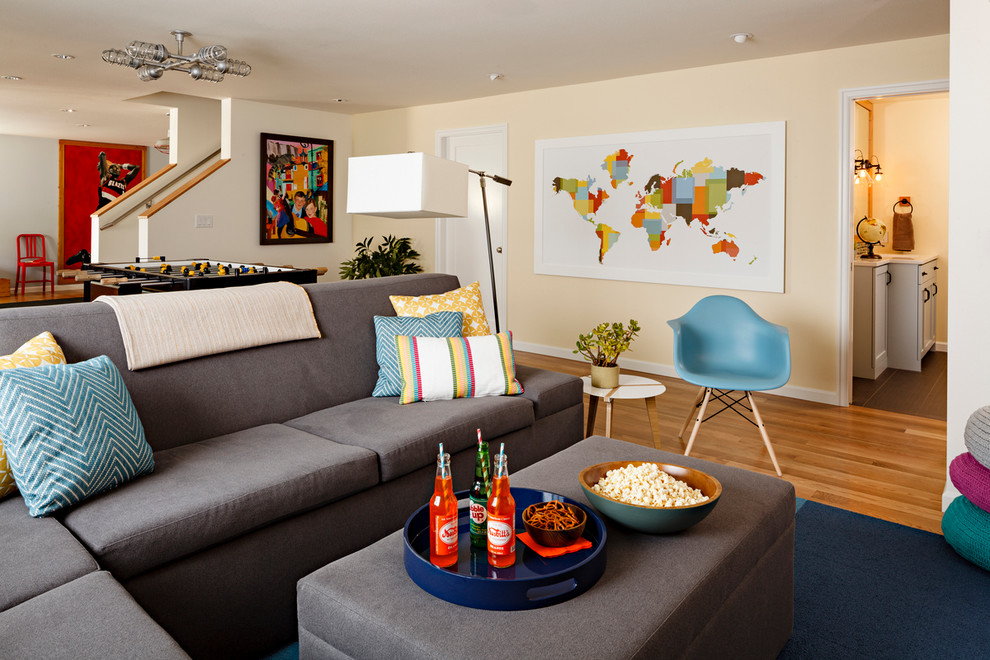 Remodeling Basement Ideas Basement Contemporary with Basement Family Room Basement