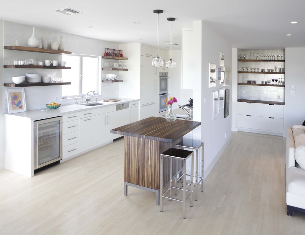 Renovation Cost Estimator Kitchen Modern with Built in Shelves Built