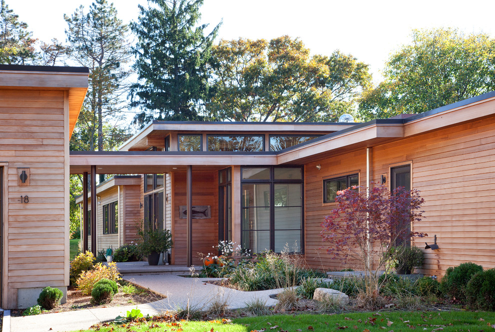 Renovation Cost Estimator Landscape Modern with Architecture Dark Trim Entry