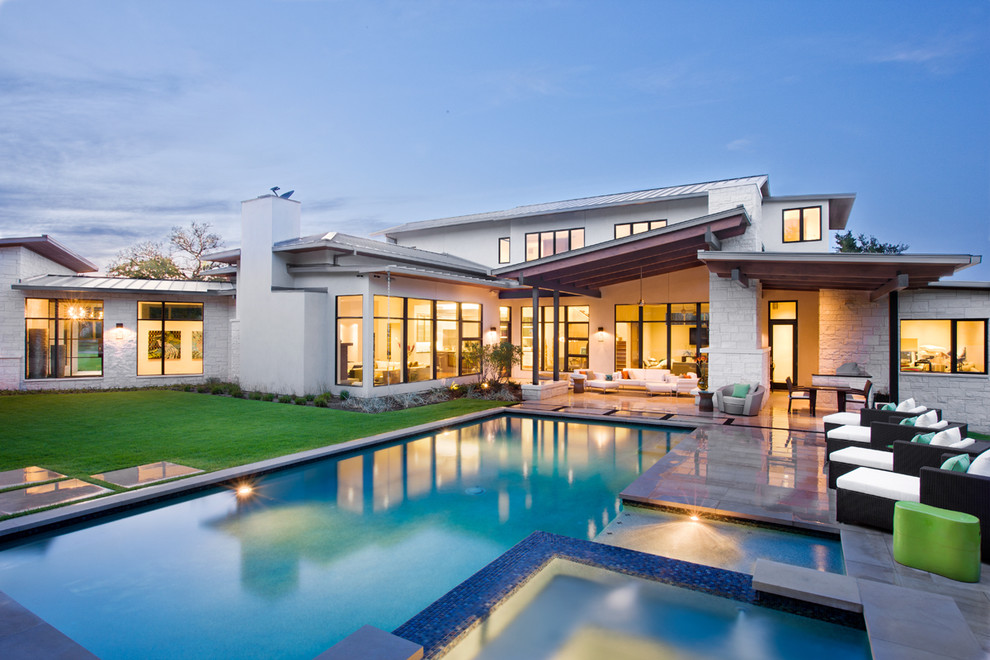Residential Elevator Cost Pool Contemporary with Architecture Austin Texas Contemporary