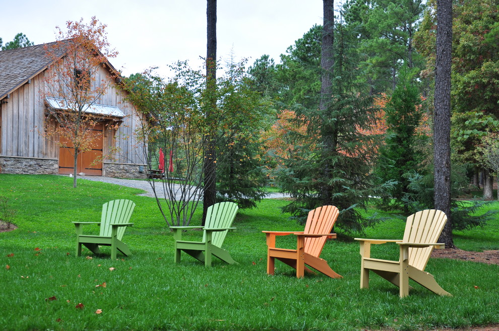 Resin Adirondack Chairs Landscape Traditional with Adirondack Barn Barn Doors
