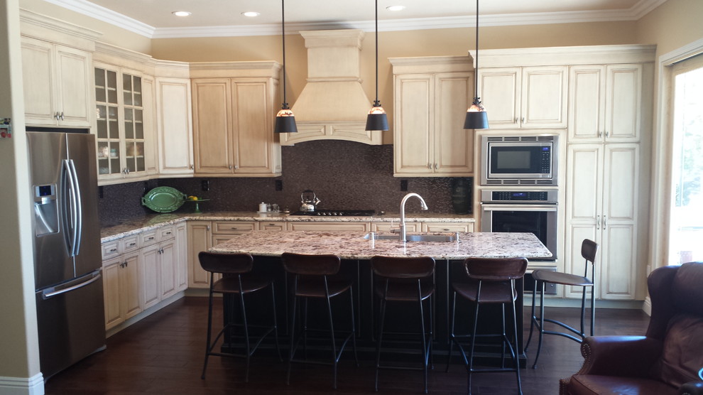Retractable Roof Pergola Kitchen Contemporary with None 
