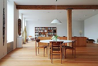 Retro Dining Set Dining Room Asian with Bookcase Dining Setting Family