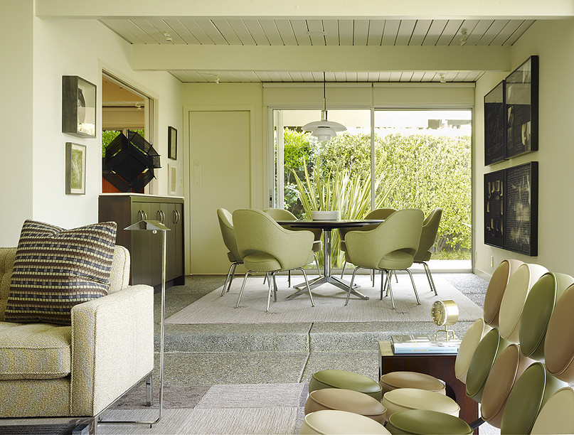 Retro Dining Set Living Room Midcentury with None 