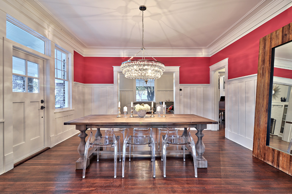 Robert Abbey Bling Dining Room Contemporary with Acrylic Chairs Board And