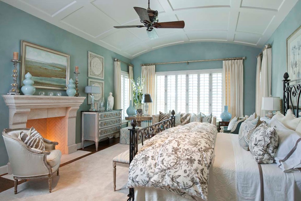 Robin Egg Blue Paint Bedroom Traditional with Area Rug Armchair Barrel