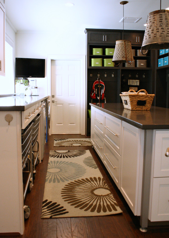 Rolling Laundry Basket Laundry Room Transitional with Industrial Laundry My Houzz