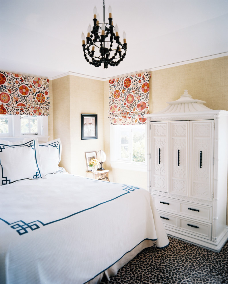 Roman Shade Ideas Bedroom Eclectic with Armoire Wardrobe Asian Bedroom