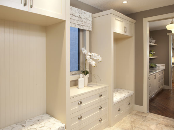 Roman Shades with Valance Laundry Room Contemporary with None 