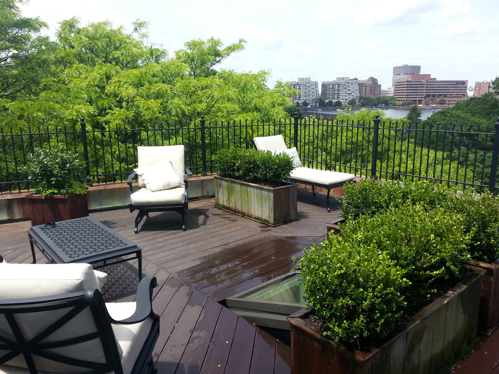 Roof Deck Design Deck Traditional with None 