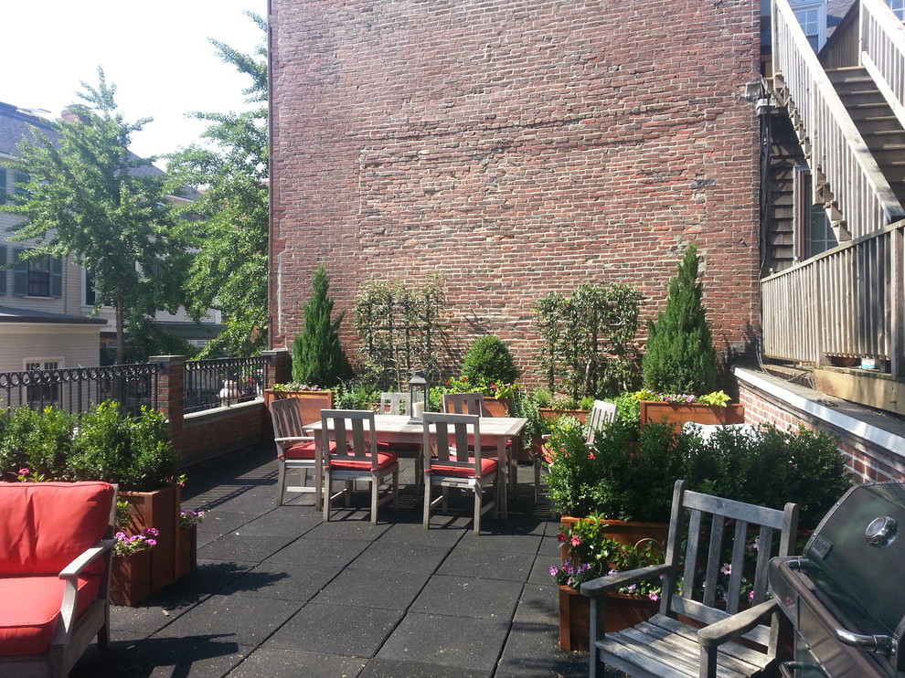 Roof Deck Design Deck Traditional with None 1