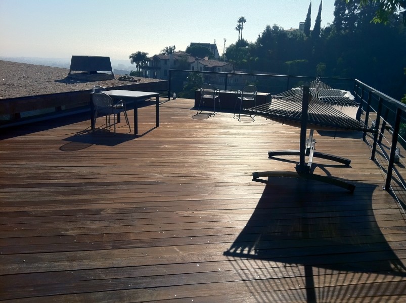 Rooftop Deck Design Deck Contemporary with Amazonian Rainforest Wood Contemporary3