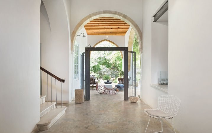 Room Divider Doors Entry Modern with Ceramic Tile Floor Floor