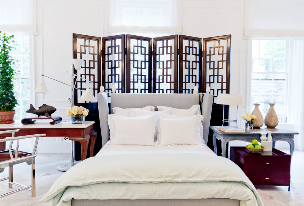 Room Divider Screens Bedroom Eclectic with Bed Desk Folding Screen