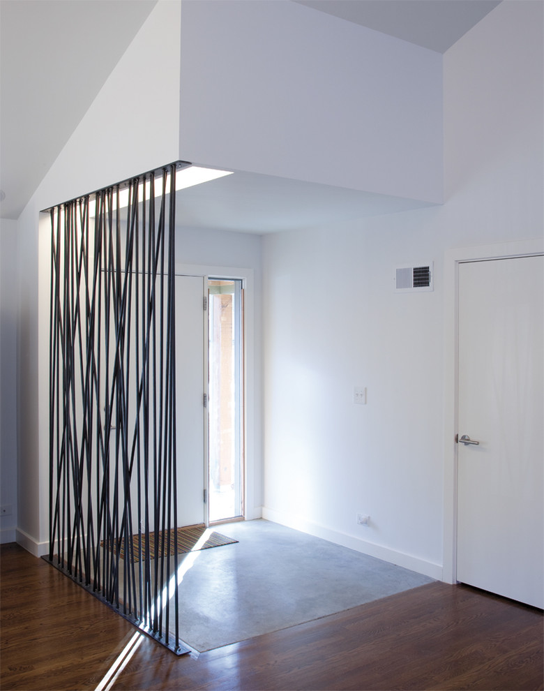 Room Divider Screens Entry Midcentury with Front Door Mid Century