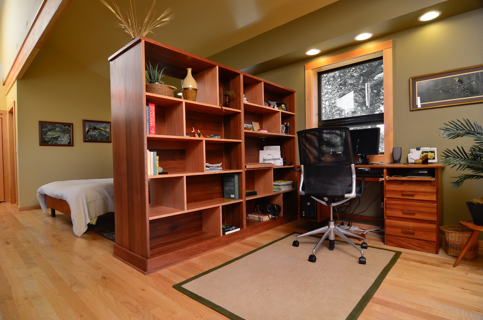 Room Dividers Nyc Home Office Contemporary with Area Rug Hardwood Flooring
