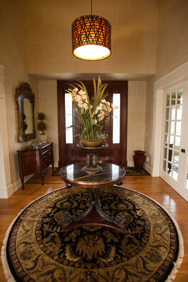 Round Foyer Table Entry Traditional with 8 Foot Entry Door