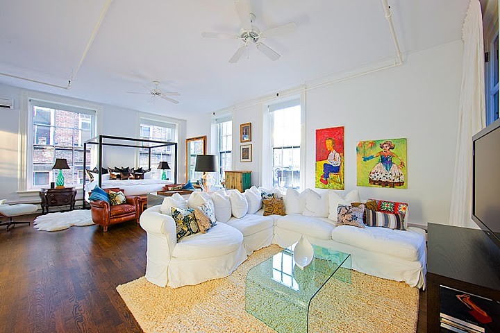 Round Sectional Sofa Bedroom Eclectic with None 