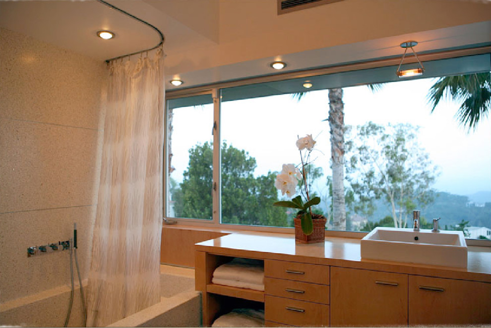 Round Shower Curtain Bathroom Modern with Bath Bathtub Contemporary Curtain