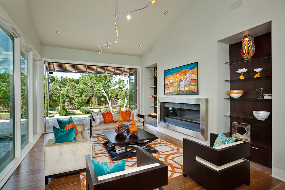 Round Teal Rug Living Room Contemporary with Area Rug Built In