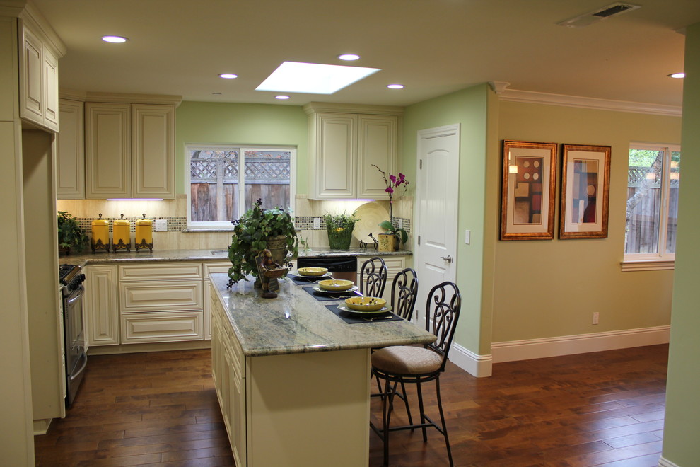 Rug Pads for Wood Floors Kitchen Traditional with Contemporary Flip Home Redo