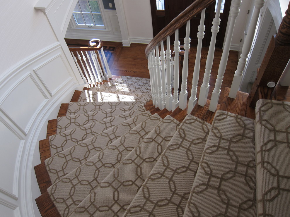 Runners for Stairs Staircase Traditional with Entry Hall Geometric Kid