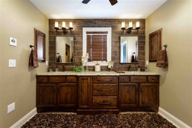 Rustic Bathroom Designs Bedroom Traditional with Crestwood Distressed Granite Giallo Ornamental