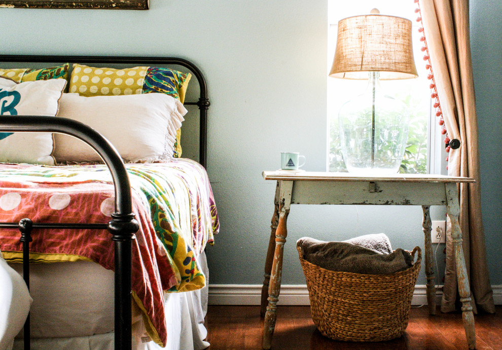 Rustic Bedside Tables Bedroom Eclectic with None 