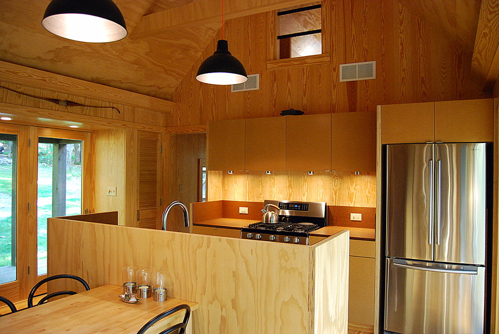 Rustic Cabin Designs Kitchen Contemporary with Box Beams Cabin Cabinets