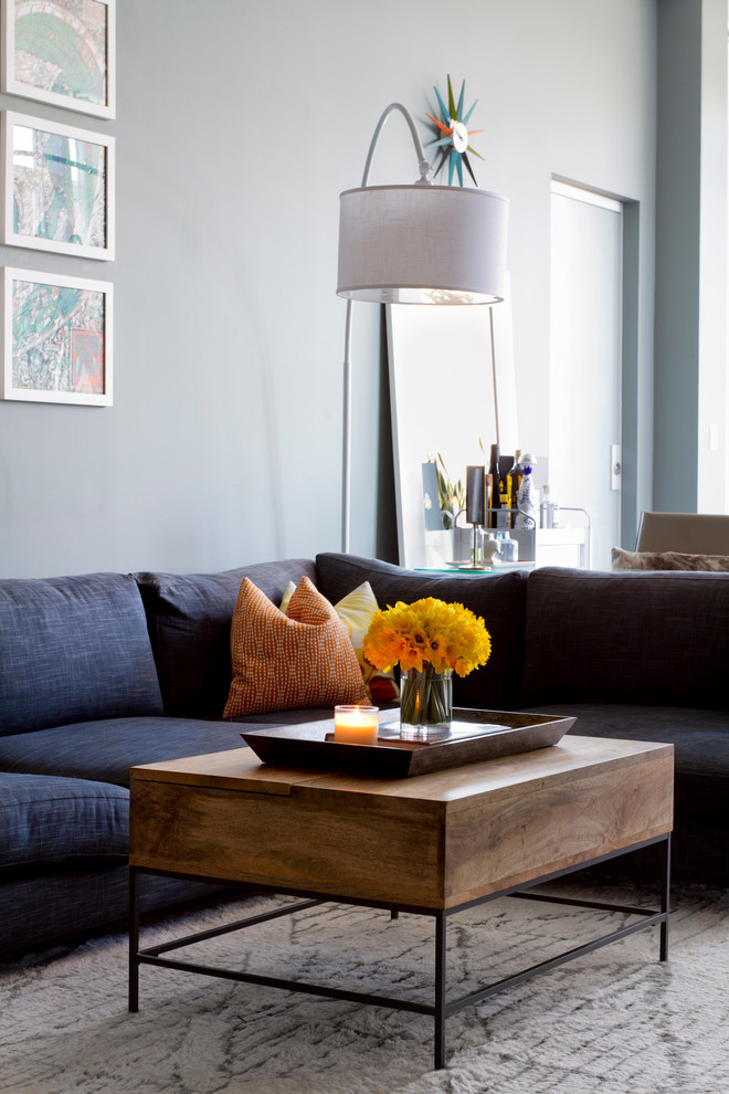Rustic Coffee Tables Living Room Eclectic with None 