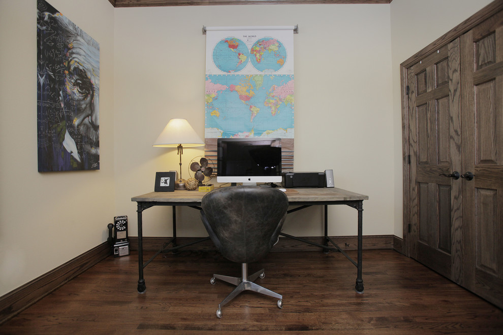 Rustic Dining Tables Home Office Industrial with Baseboards Closet Doors Industrial