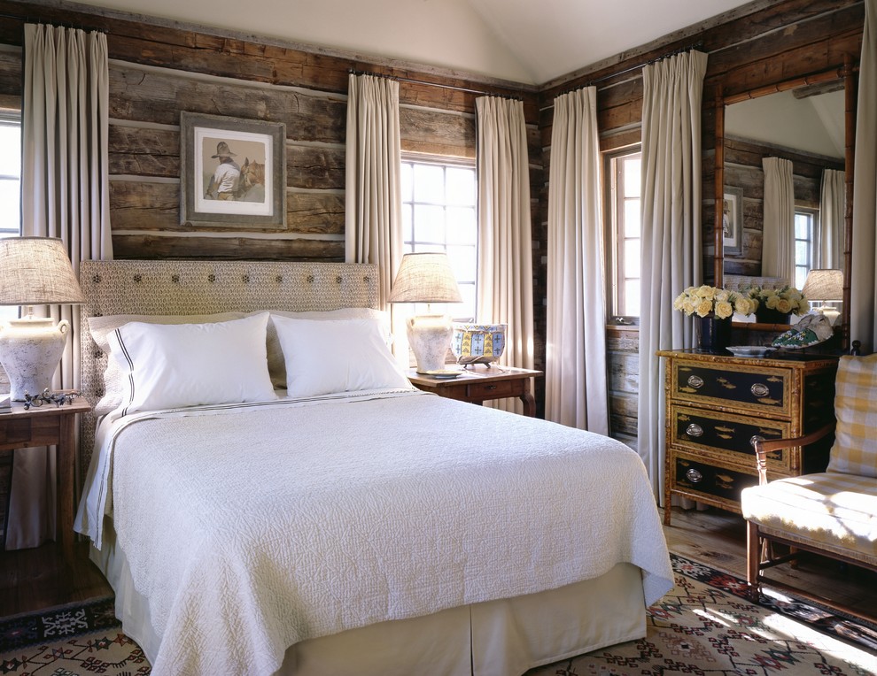 Rustic Table Lamps Bedroom Rustic with Beige Bed Skirt Beige
