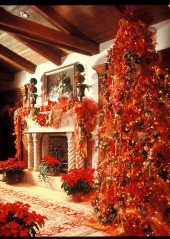 Santa Fe Decor Spaces Traditional with Christmas Christmas Decor Christmas2