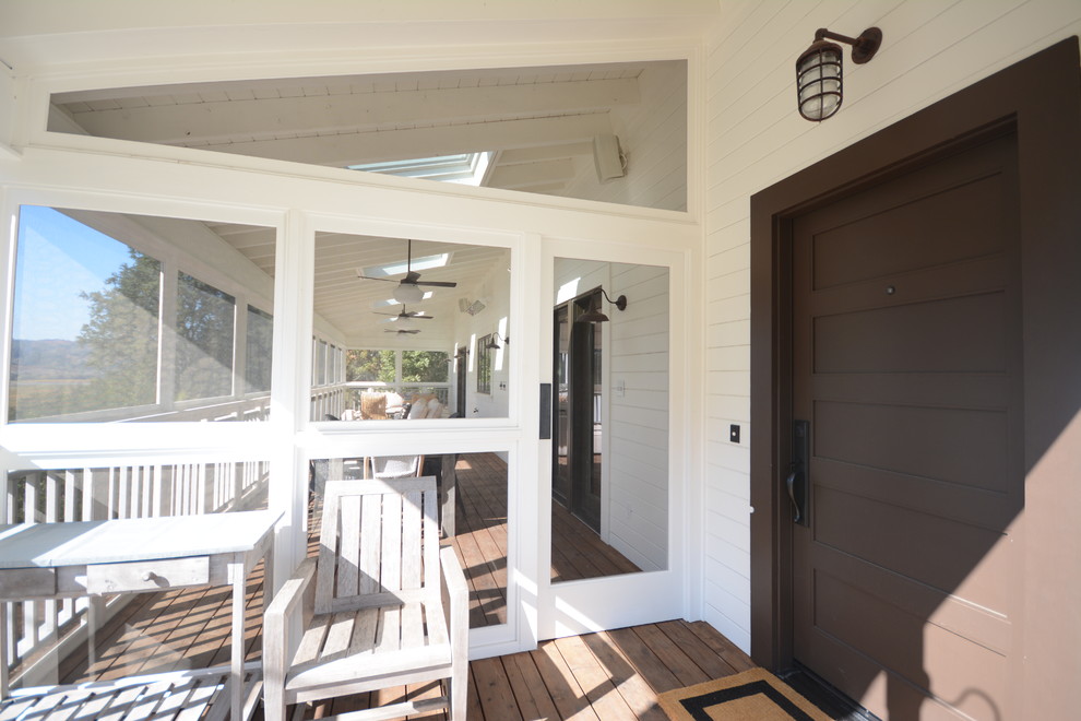 Sconce Lighting Ideas Porch Farmhouse with None 