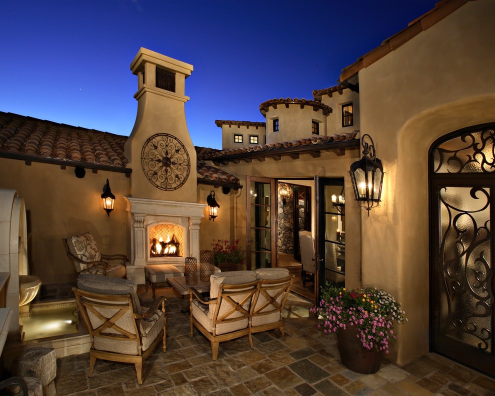 Scottsdale Interior Designers Patio Mediterranean with Amy Gutierrez Desert Design