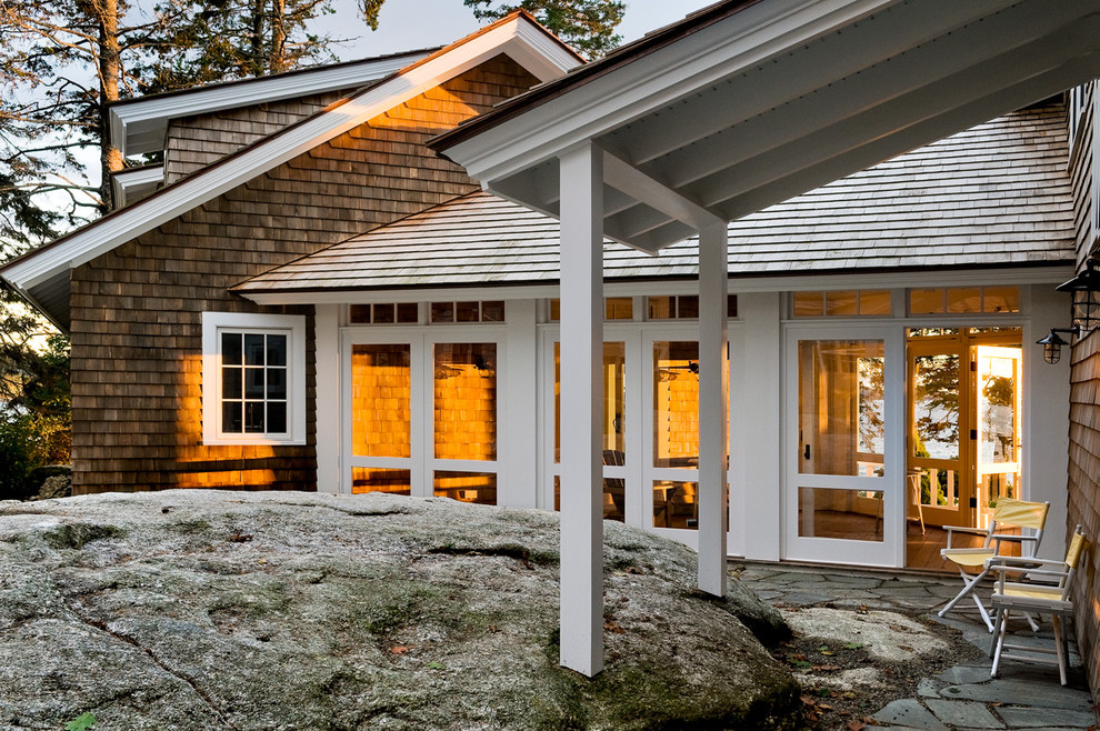 Screen Porch Panels Exterior Beach with Addition Boulders Cabin Cape