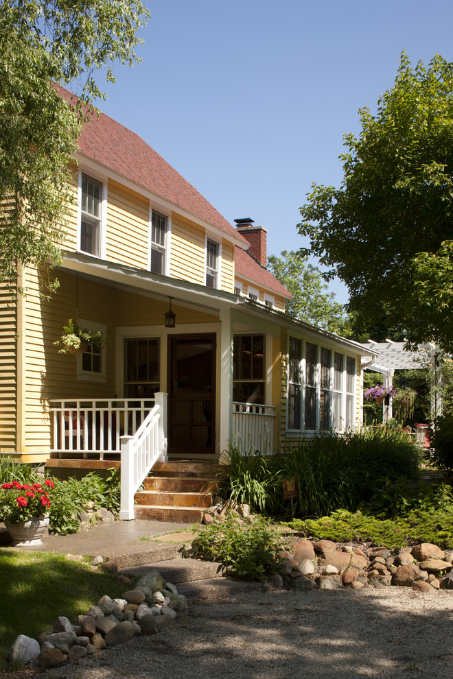 Screen Porch Plans Exterior Traditional with None 