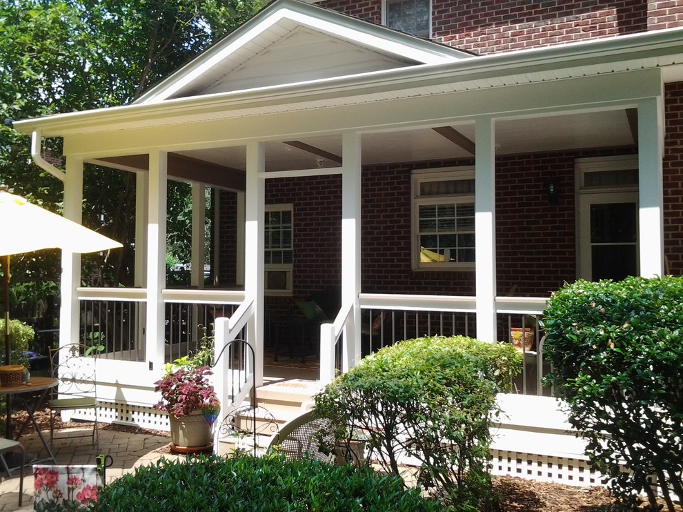 Screened in Porch Pictures Spaces Traditional with Builder Charlotte Contractor Deck